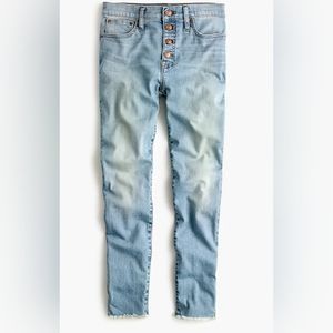 J. Crew 9" High-rise toothpick jeans